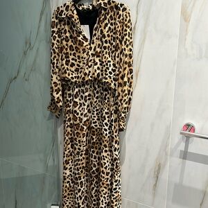 Zara Leopard dress